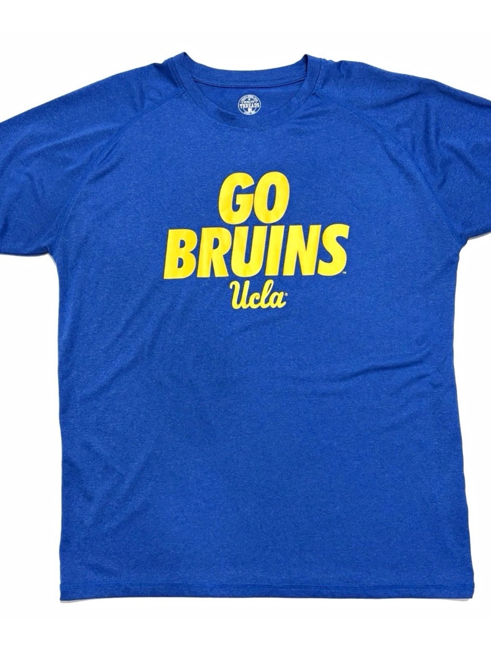 Rivalry Threads Royal Blue 'Go Bruins' Short Sleeve Tee with Yellow Logo